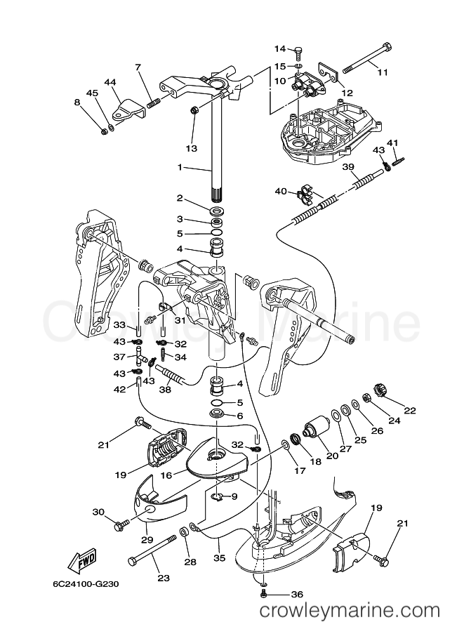 Yamaha Motors FT60DETL (6C65) [120] - BRACKET 2