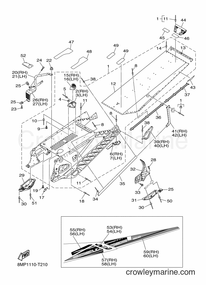 2018 Snowmobile SRS10M62 - SRS10M62 (8MP1) [010] - FRAME 2