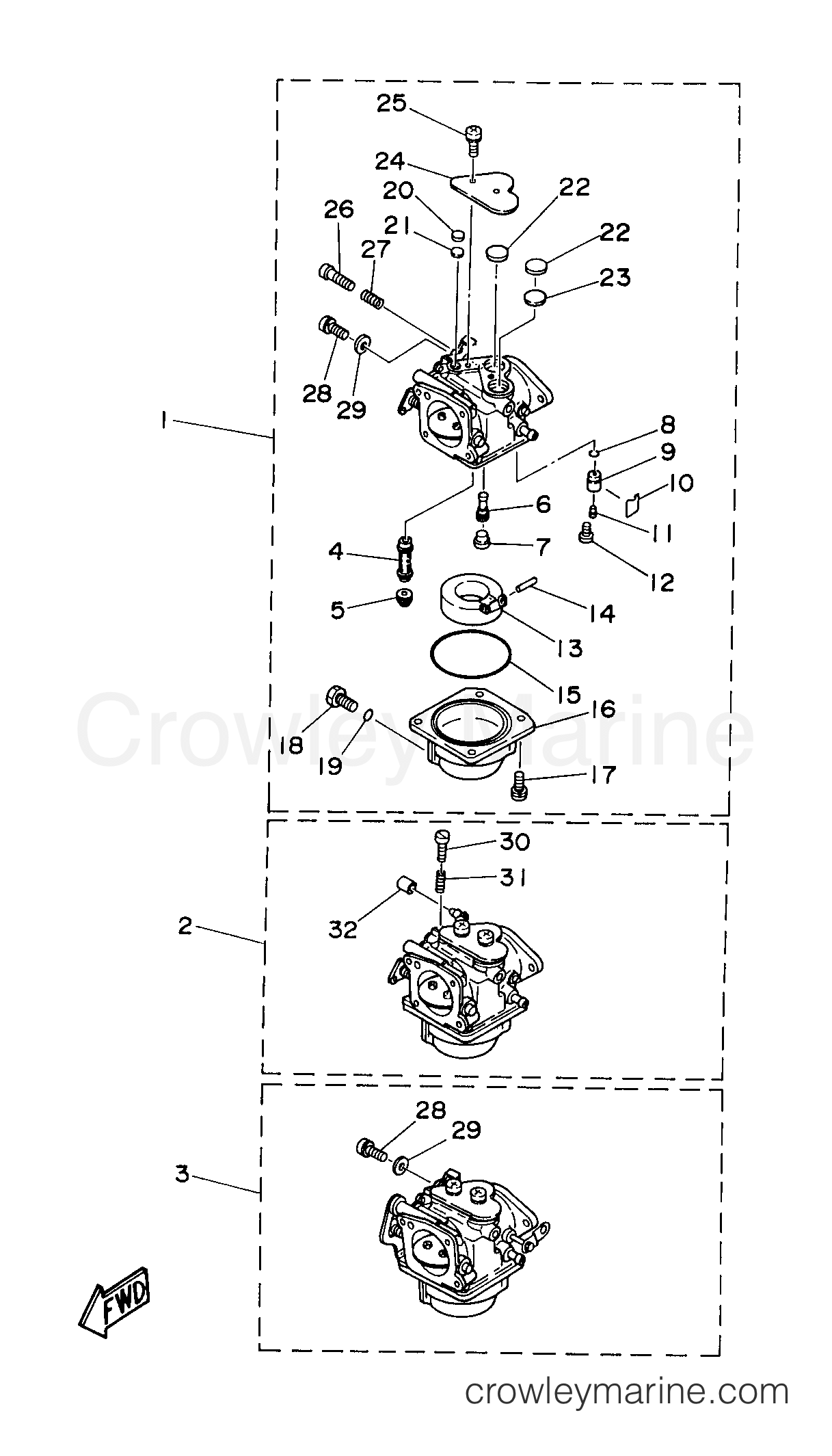 Yamaha Motors C80TLRV - CARBURETOR