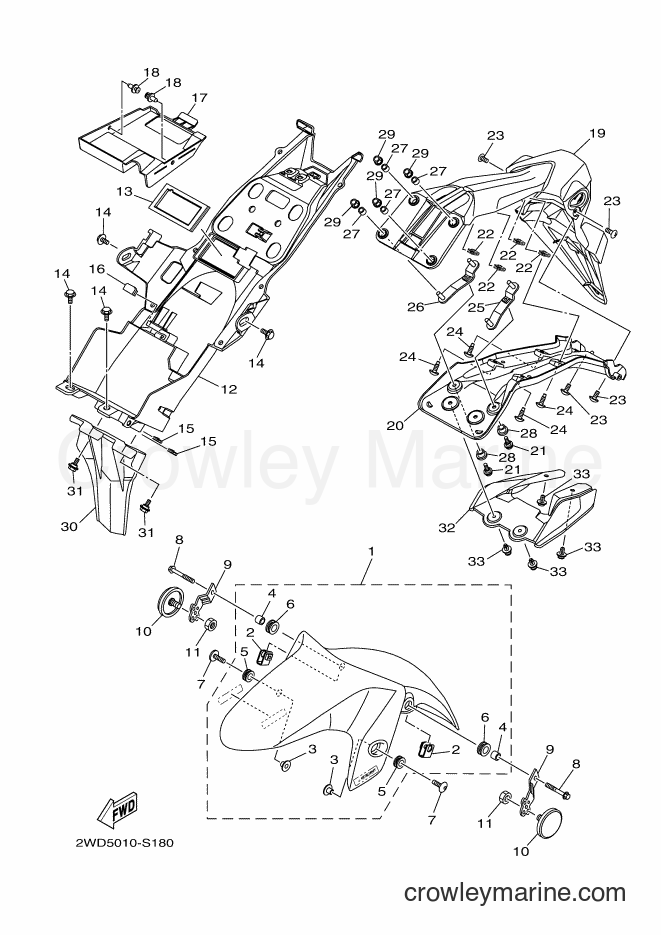 2017 Sport Bike YZF-R3A - YZF-R3A (B02J) [010] - FENDER