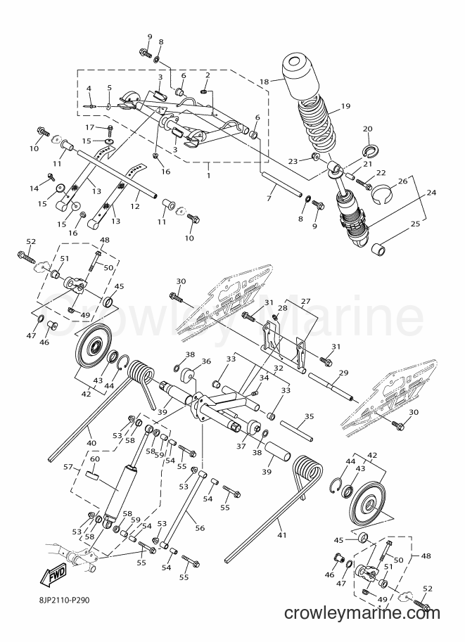 2015 Snowmobile SRV10R - SRV10R (8JP2) [010] - TRACK SUSPENSION 2