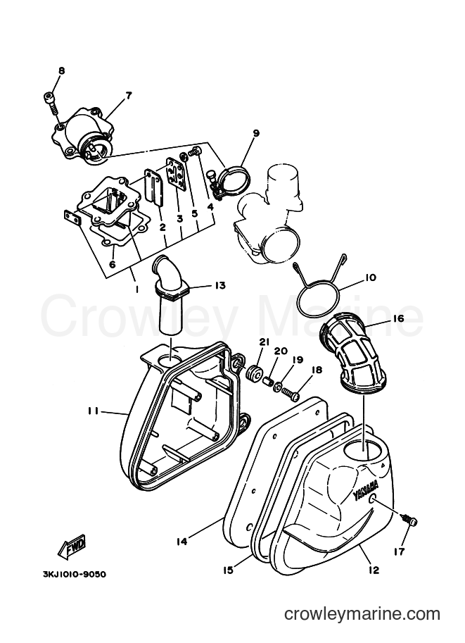 Yamaha Motors CY50 (3SAB) [010] - INTAKE