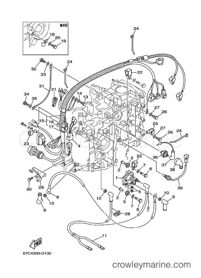 Yamaha Motors F40BMHDS (67C5) [110] - ELECTRICAL 2
