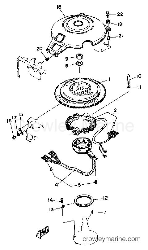 Yamaha Motors PROV150LF - CDI MAGNETO