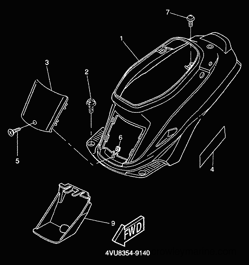 2000 Scooter CW50 - CW50 (5HG4) [010] - SIDE COVER