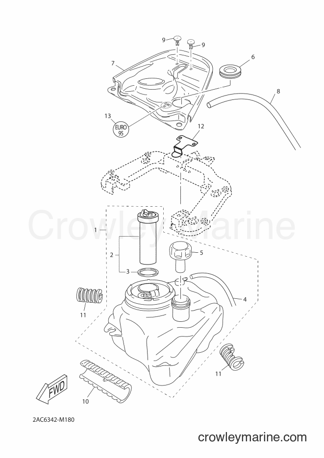 2015 Scooter YN50FT - YN50FT (2ACL) [010] - FUEL TANK