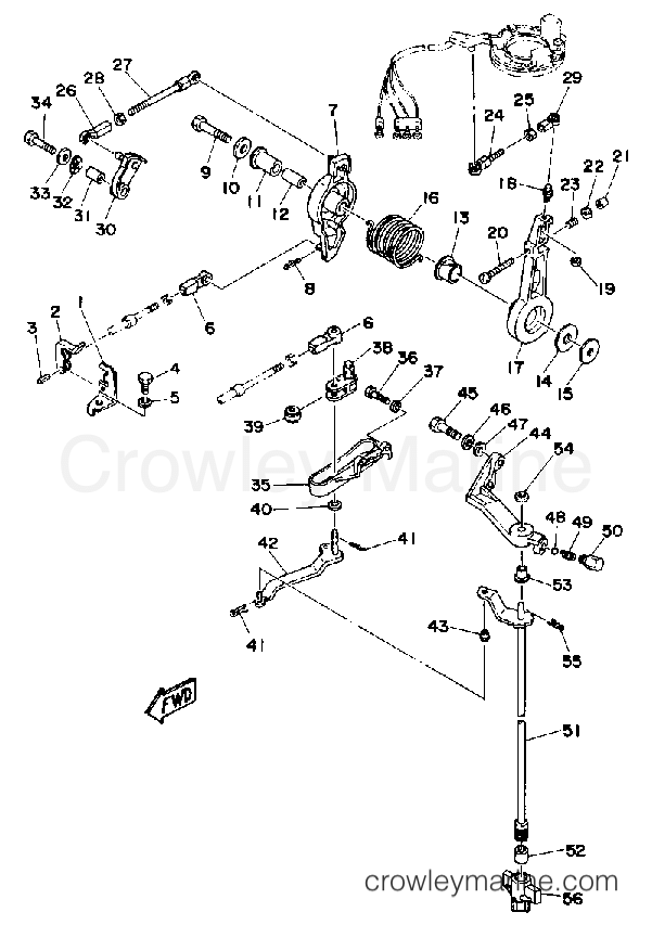 Yamaha Motors CV85ELD - CONTROL ENGINE