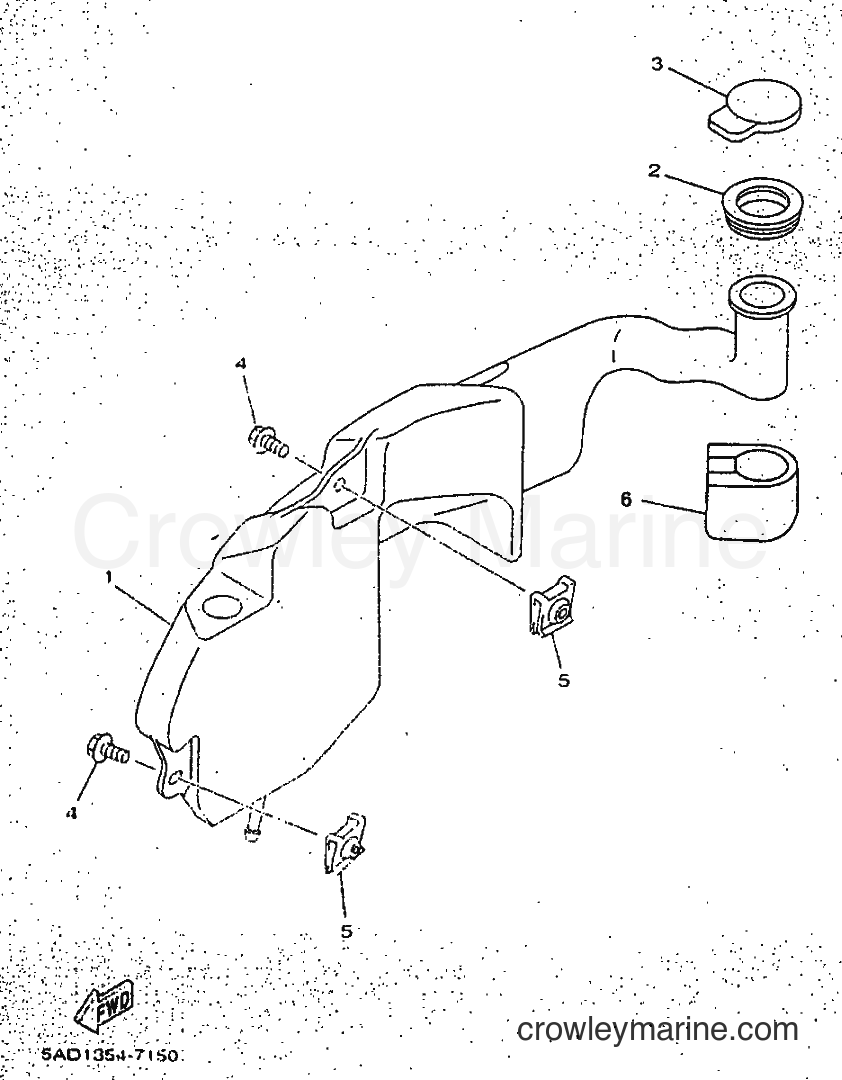 1997 Scooter YN50 - YN50 (5BX1) [010] - OIL TANK