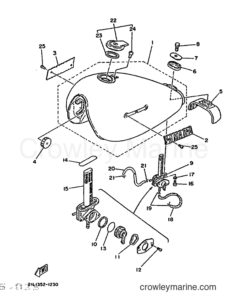 Yamaha Motors SR250 (3TH2) [999] - FUEL TANK