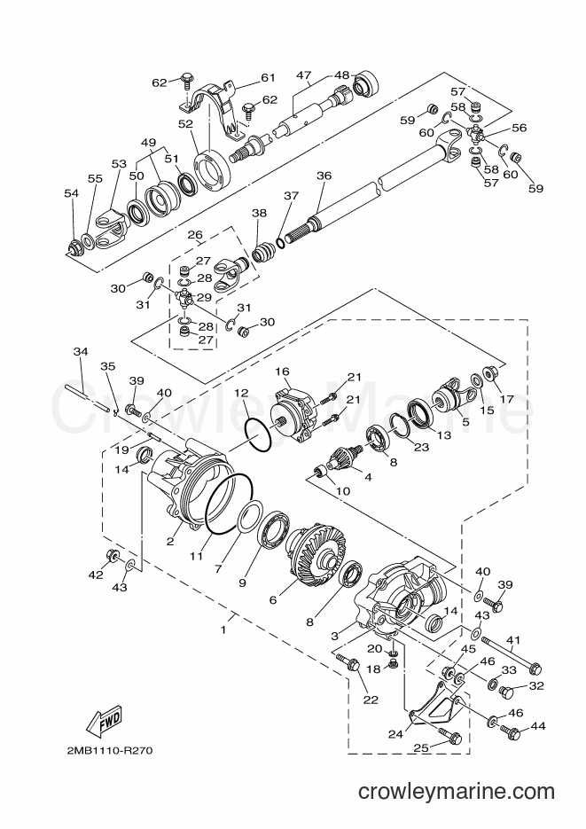 Yamaha Motors YXE700E (BN41) [010] - FRONT DIFFERENTIAL