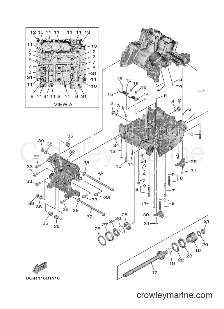 Yamaha Motors YXF850E (BG4E) [010] - CRANKCASE