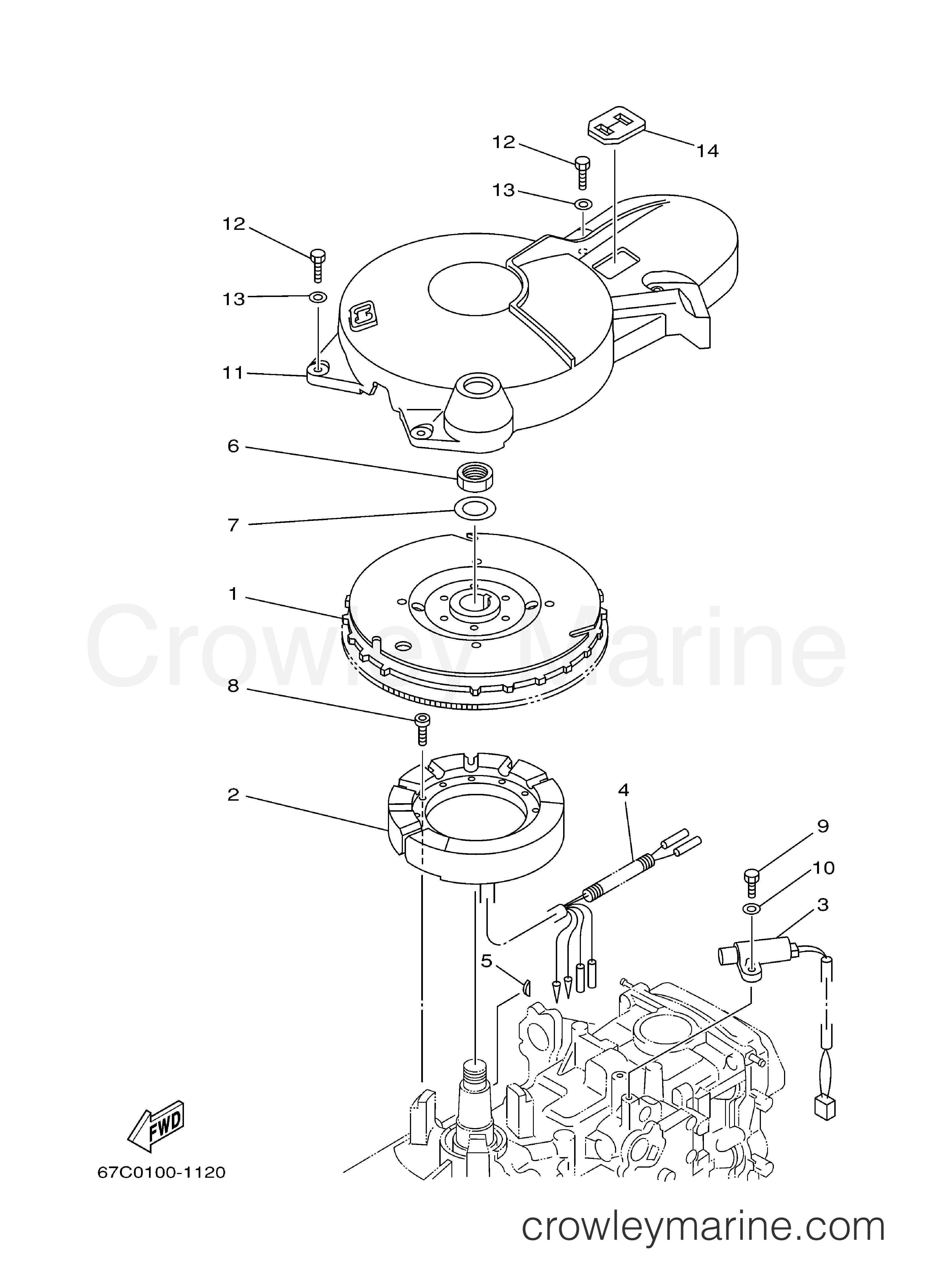 Yamaha Motors F30TLRZ - GENERATOR