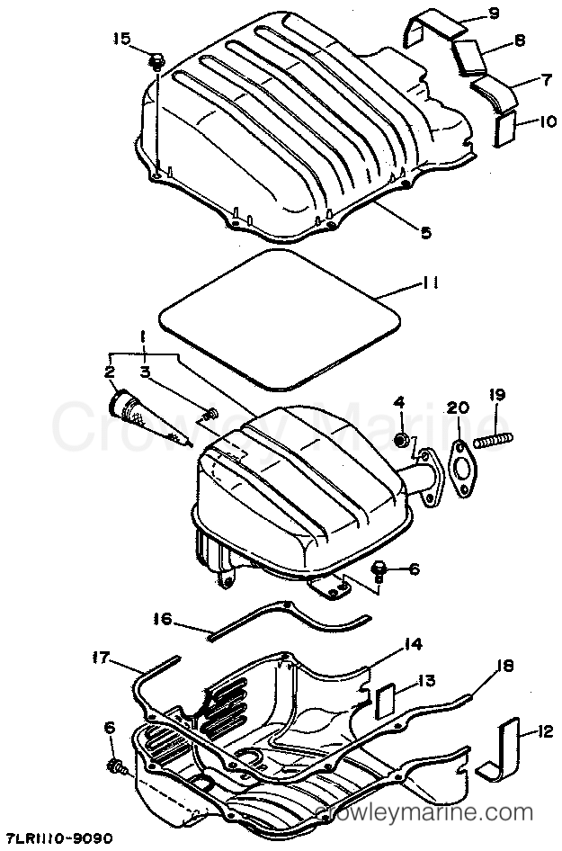 Yamaha Motors YG450D - EXHAUST