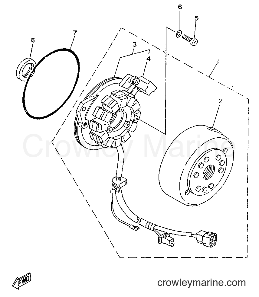 Yamaha Motors SR250 (21L2) [99A] - GENERADOR