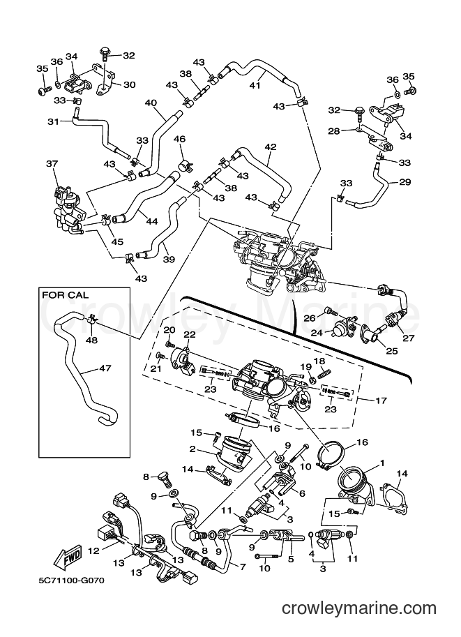 2008 Cruiser XV1900CU - XV1900CU (30B3) [010] - INTAKE