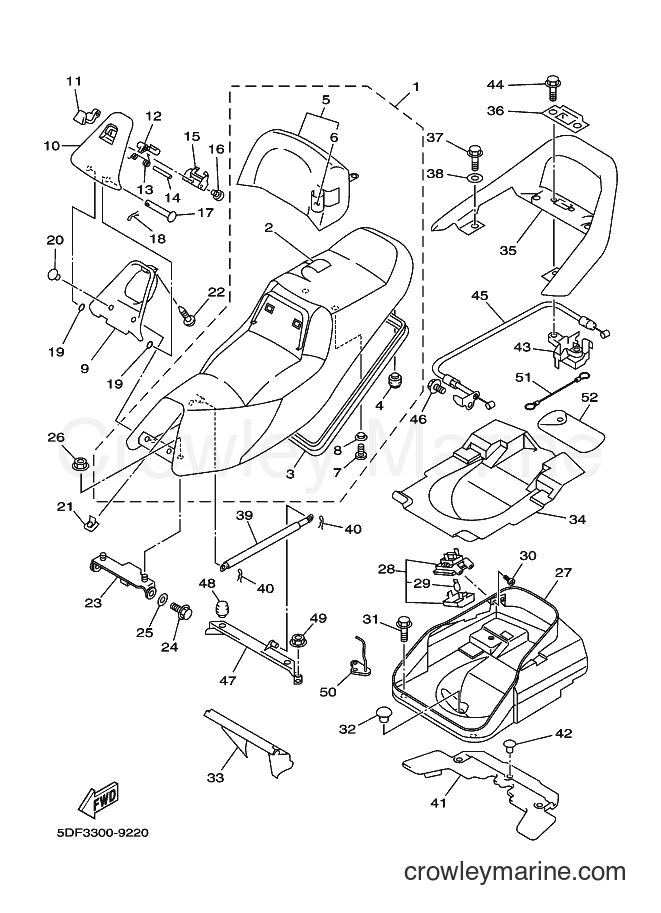 1999 Scooter YP250A - YP250A (5DF3) [090] - SEAT