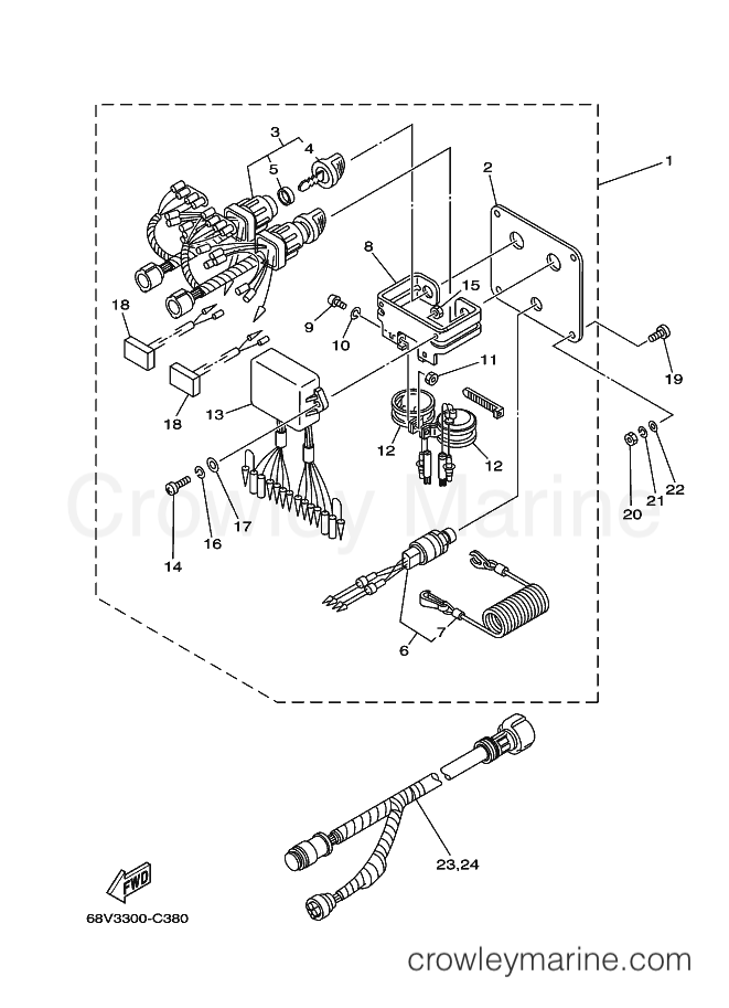 Yamaha Motors LF150TXRD (64P2) [030] - SWITCH & PANEL 2
