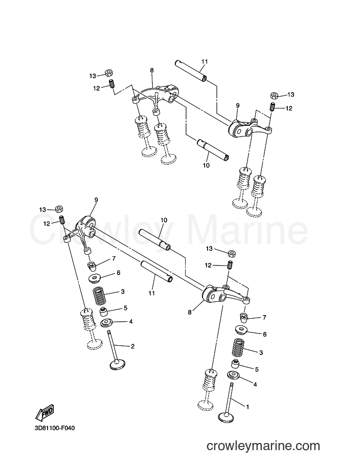 Yamaha Motors XVS13CA (1GP3) [010] - VALVE