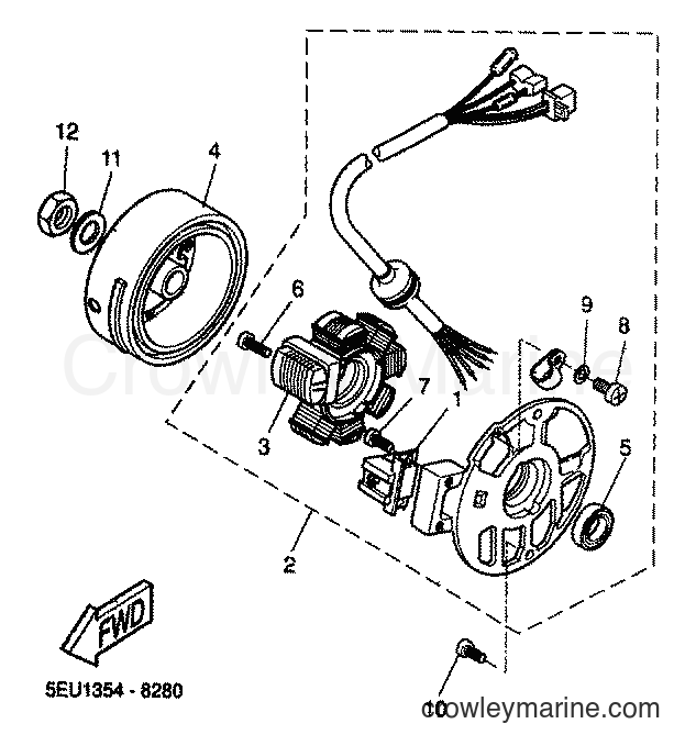 2001 Scooter YH50 - YH50 (5PF1) [030] - GENERATOR
