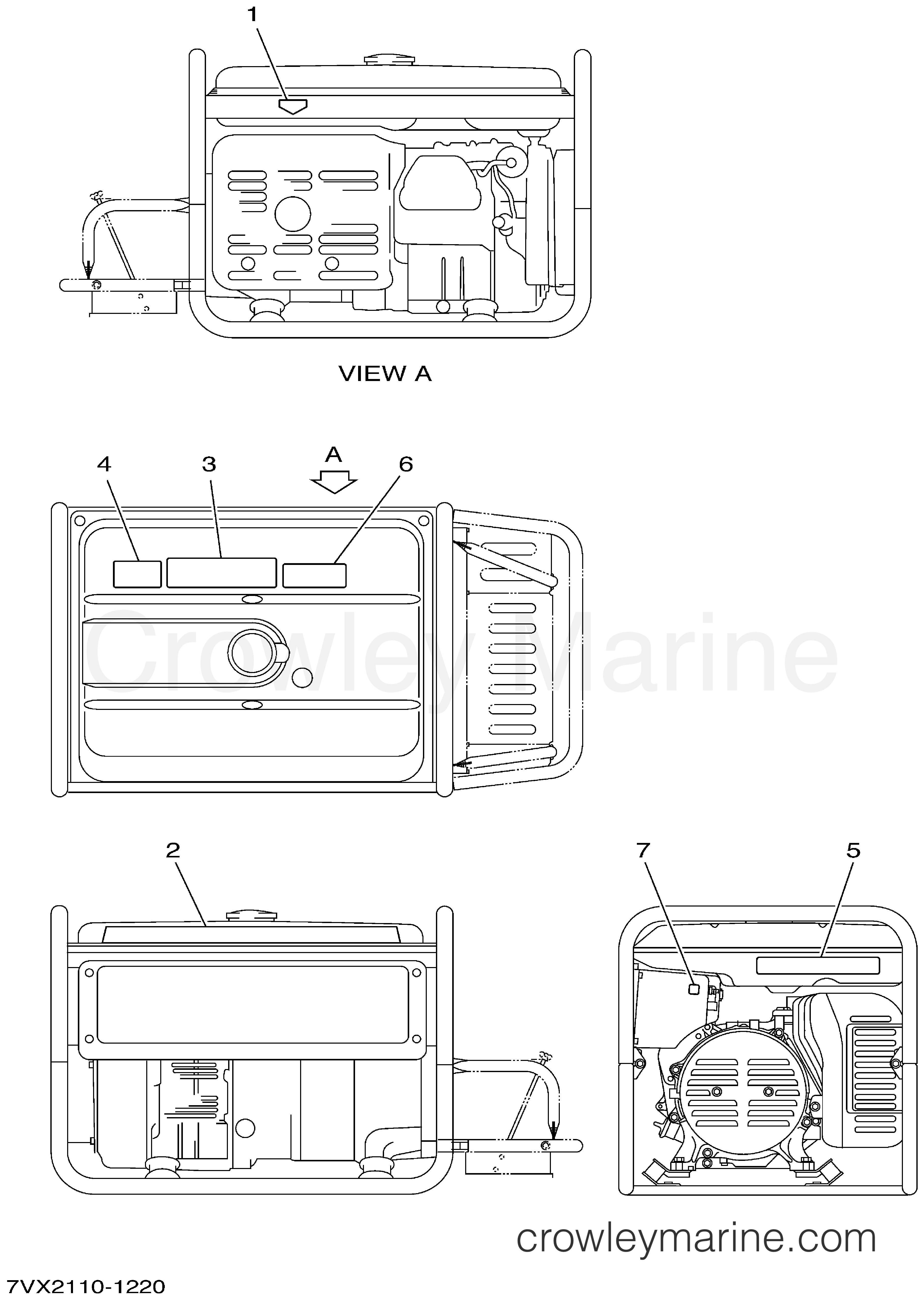 Yamaha Motors EF5200DE - LABELS