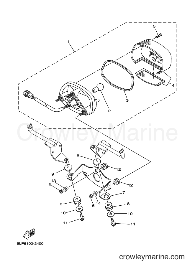 2005 ATV YFM660R - YFM660R (5LPP) [030] - TAILLIGHT