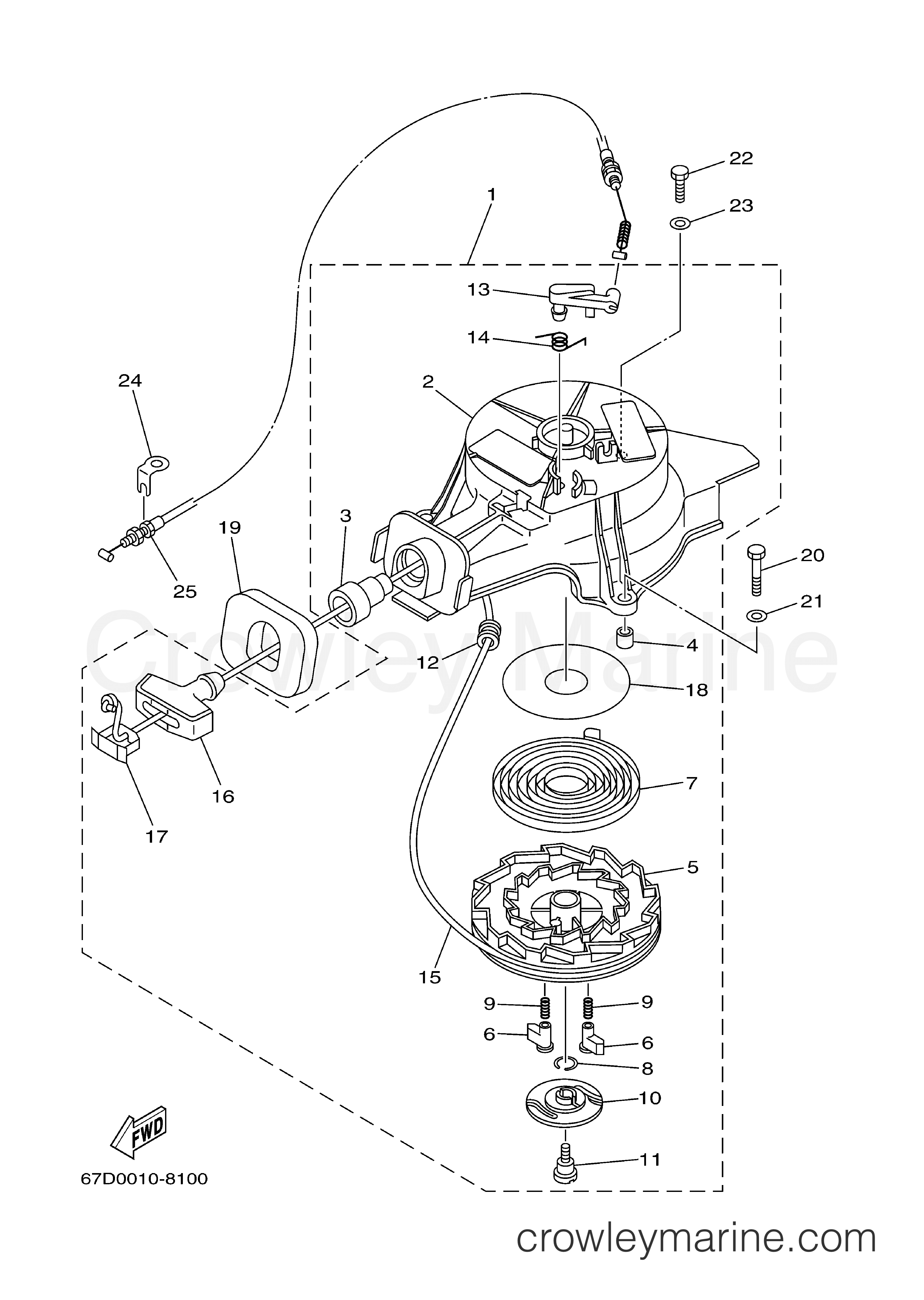 Yamaha Motors F4MSHY - STARTER