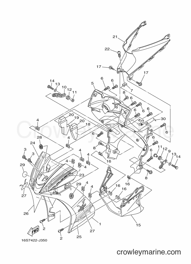 2010 Scooter T115LE - T115LE (16S7) [010] - LEG SHIELD