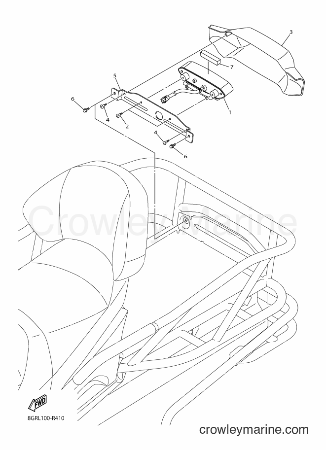 2016 Snowmobile RPZ50MP - RPZ50MP (8GRL) [010] - TAILLIGHT