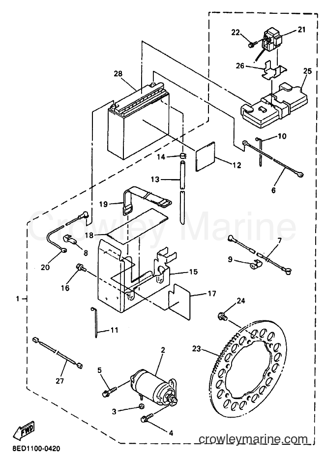 Yamaha Motors VX700LT (8ED1) [020] - ALTERNATE FOR ELECTRICAL