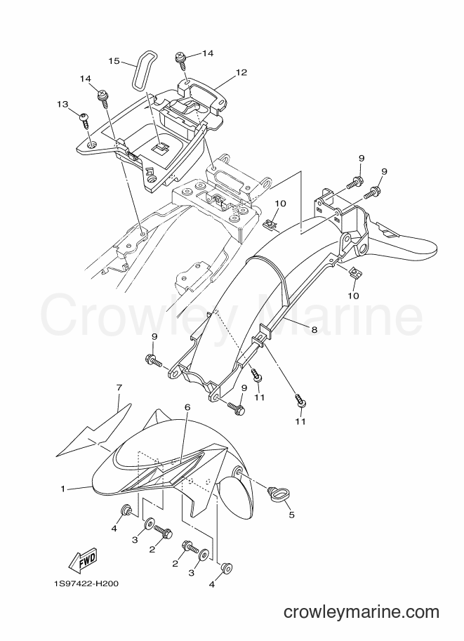 Yamaha Motors T135SEC (1S97) [010] - FENDER