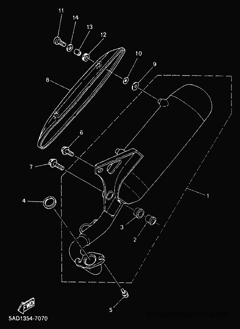 Yamaha Motors YN50 (5ADT) [010] - EXHAUST