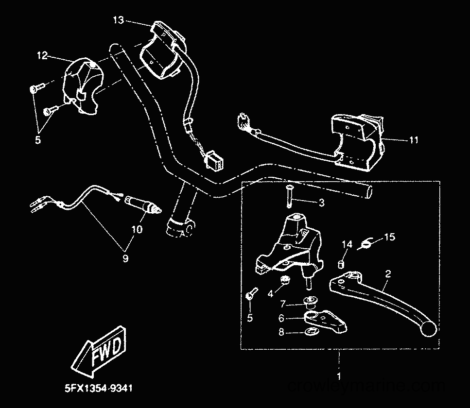 Yamaha Motors CW50RS (5FXE) [010] - HANDLE SWITCH & LEVER