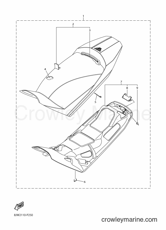 2015 Snowmobile SRV10RL - SRV10RL (8KN3) [010] - SEAT