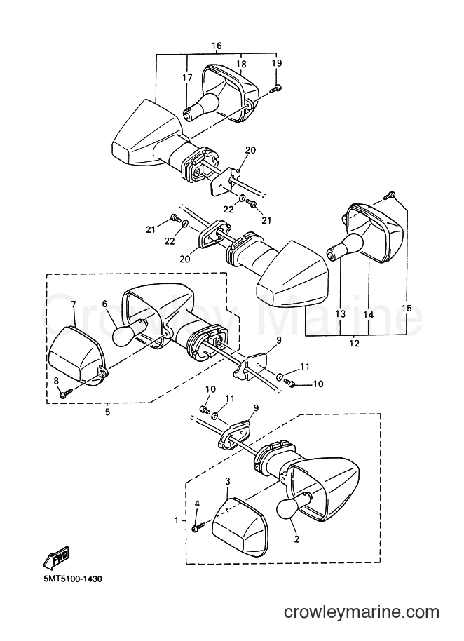 2002 Sport Bike YZF-R6 - YZF-R6 (5MTH) [010] - FLASHER LIGHT
