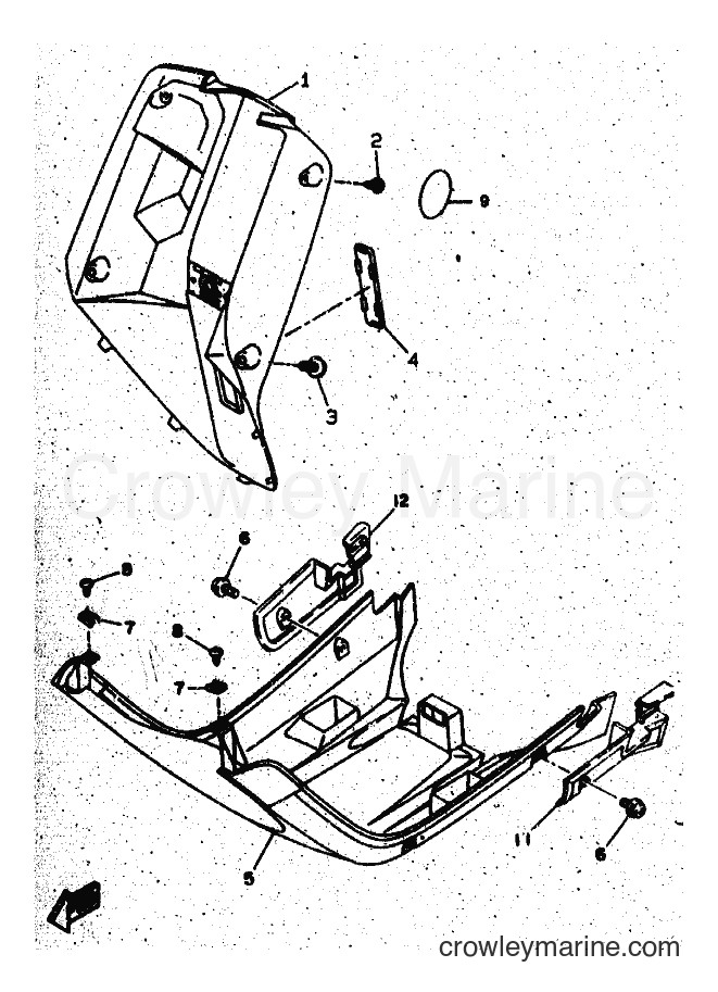 1999 Scooter CW50 - CW50 (4RW4) [010] - LEG SHIELD