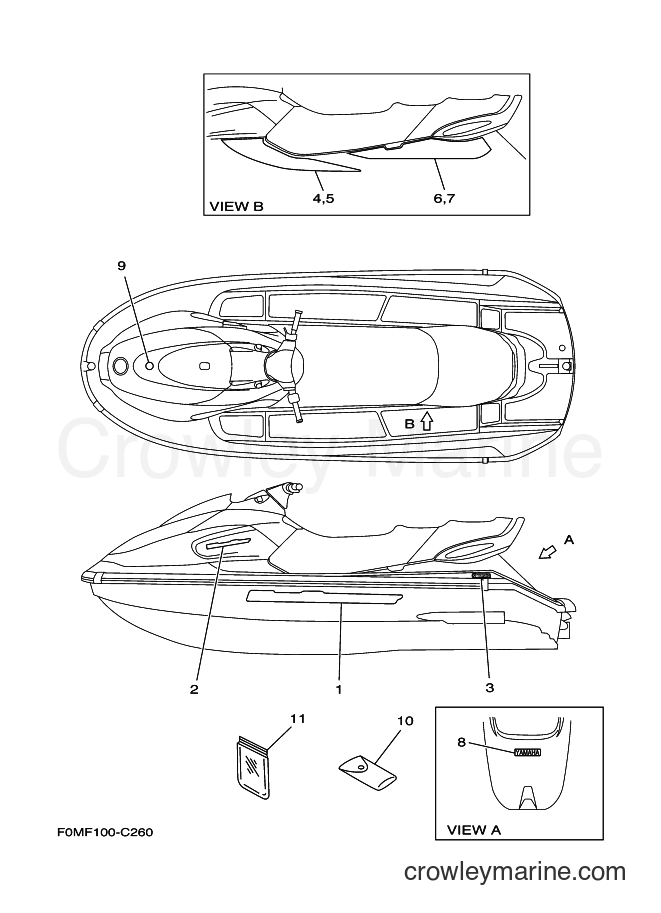 Yamaha Motors JET FOR XL700 (67E5) [04I] - GRAPHICS