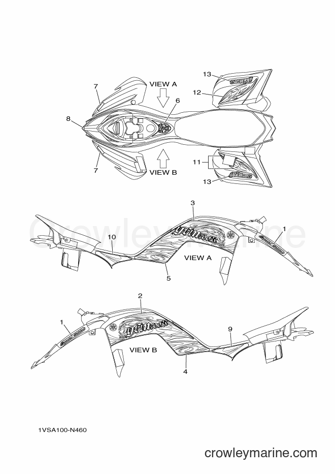 Yamaha Motors YFM700R (1VSA) [010] - GRAPHICS 2