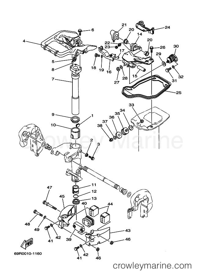Yamaha Motors 30HWH (69S3) [070] - BRACKET 2