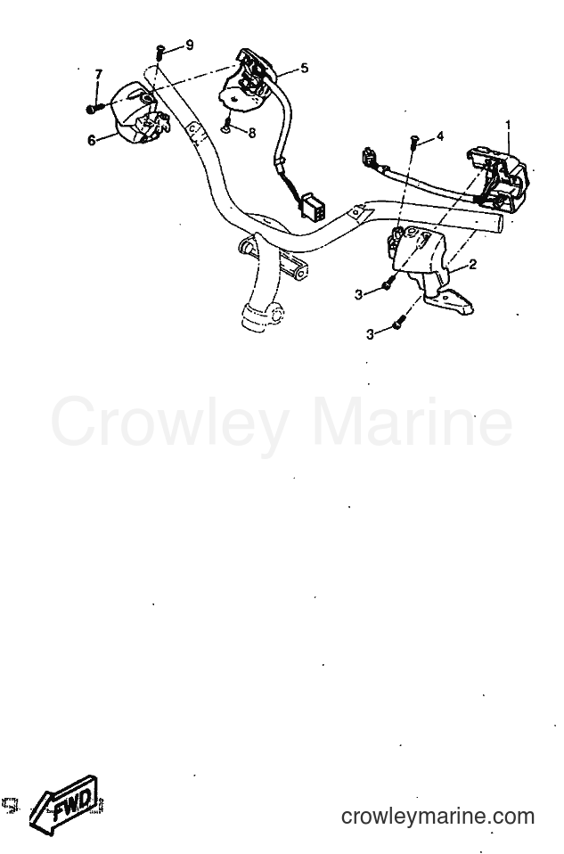 1998 Scooter YQ50 - YQ50 (5CK2) [010] - HANDLE SWITCH & LEVER