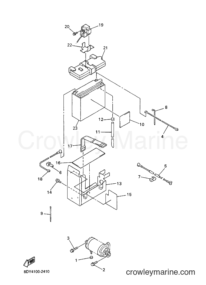 Yamaha Motors VX700DX (8DY4) [030] - ELECTRICAL 2