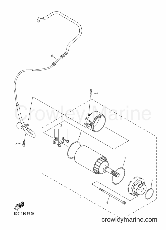 2015 Dirt Bike WR250F - WR250F (2GB2) [010] - STARTING MOTOR