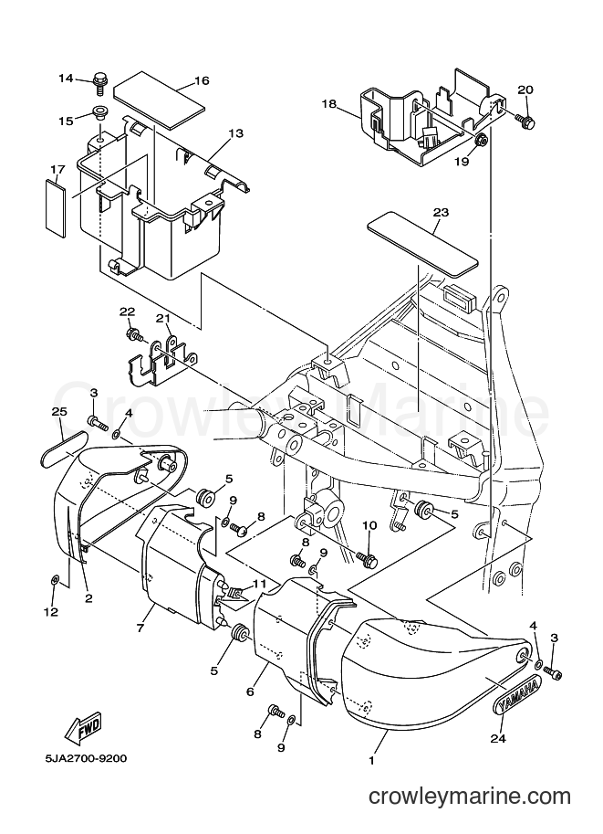1999 Cruiser XV1600A - XV1600A (5JA1) [060] - SIDE COVER