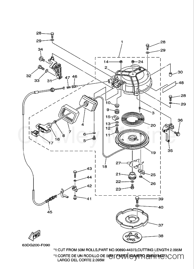 Yamaha Motors 40V (63C6) [030] - STARTER