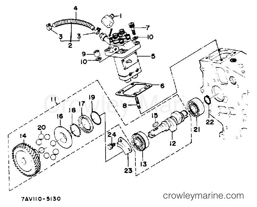 Yamaha Motors EDL5500DVES - INJECTION PUMP