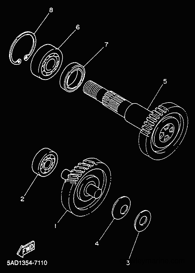 Yamaha Motors YN50 (5BX5) [010] - TRANSMISSION