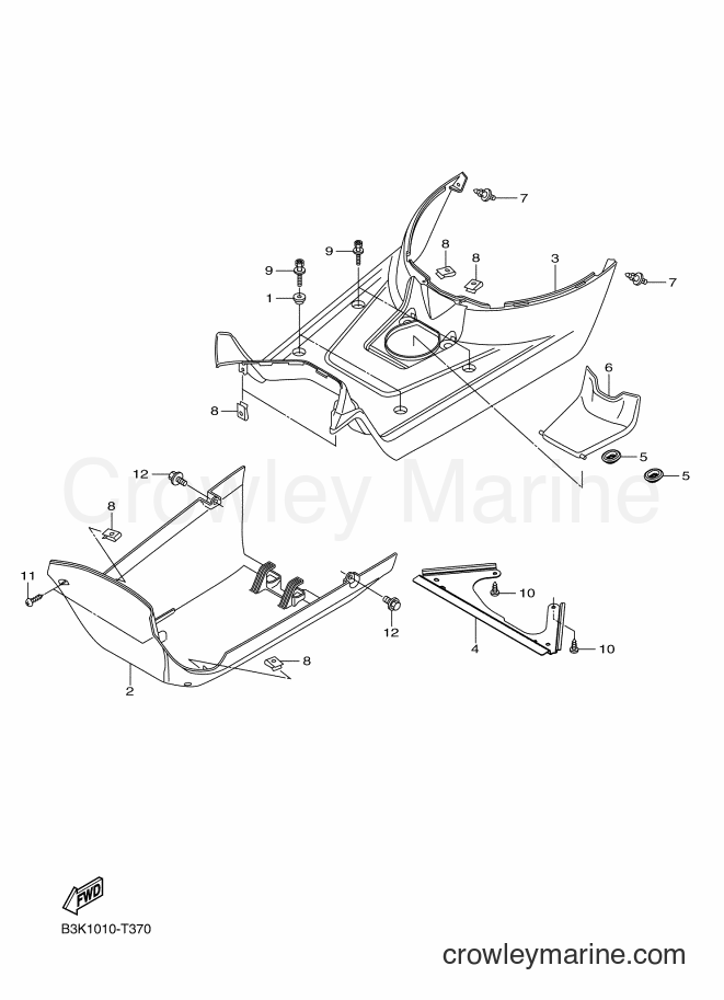 Yamaha Motors CEH50D (B3K2) [010] - FOOTREST