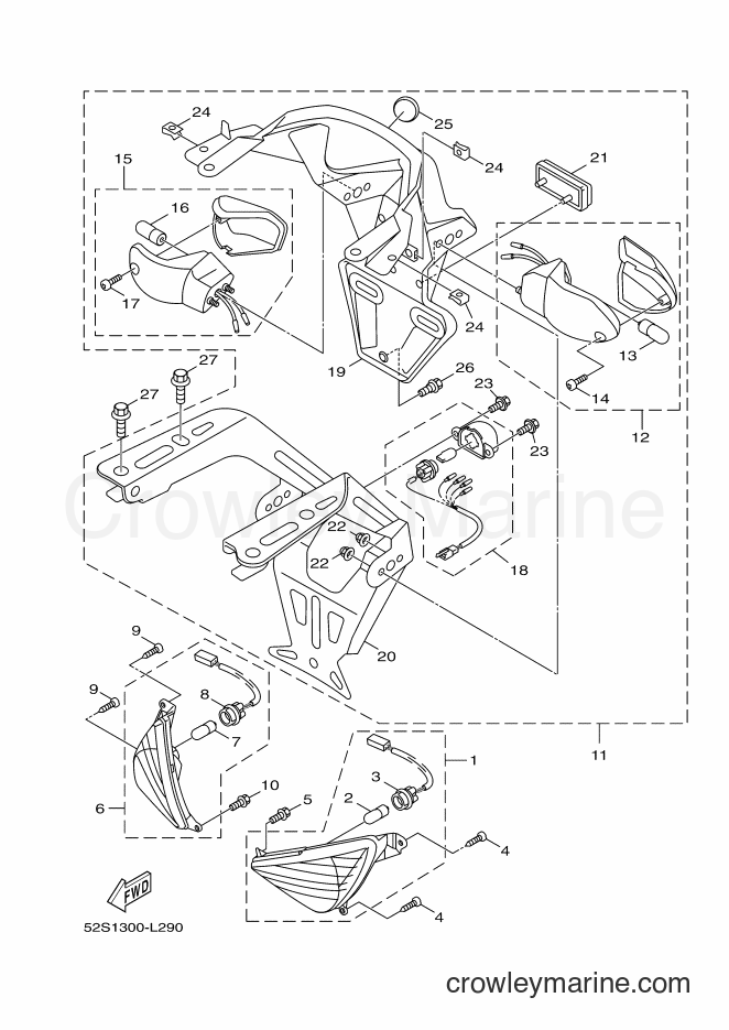 Yamaha Motors HW125 (53B5) [010] - FLASHER LIGHT