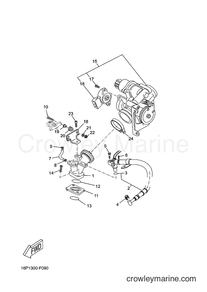 Yamaha Motors VP125 (16PA) [070] - INTAKE 2