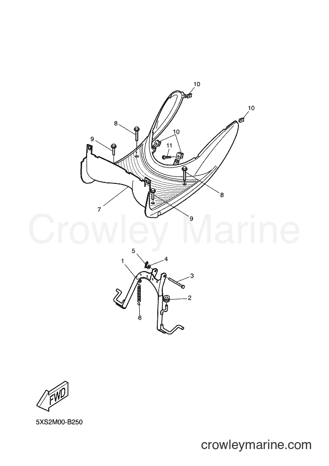 2004 Scooter YH50L - YH50L (5UB5) [010] - STAND & FOOTREST