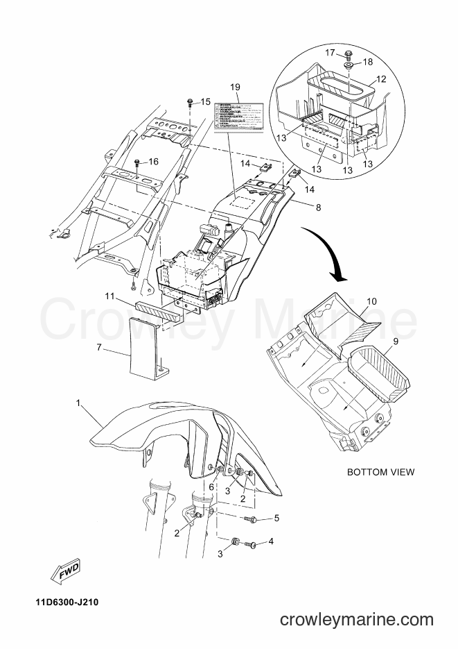 2010 Dirt Bike XT660Z - XT660Z (11D6) [030] - FENDER